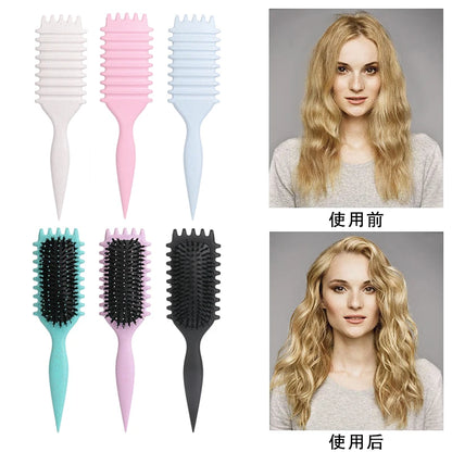 Salon Hairdressing Comb Women Detangling Combs Professional Hair Straightening Scalp Massager Combs Barbershop Styling Supplies