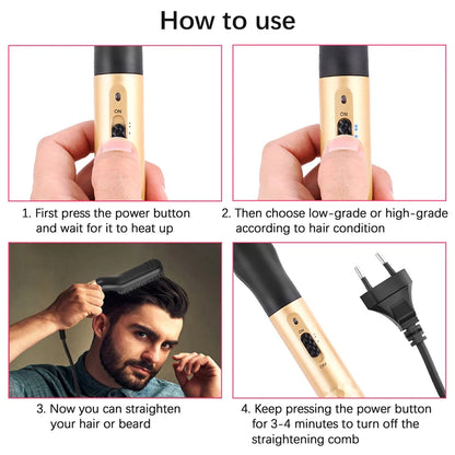 Beard Comb Straightener hack ™